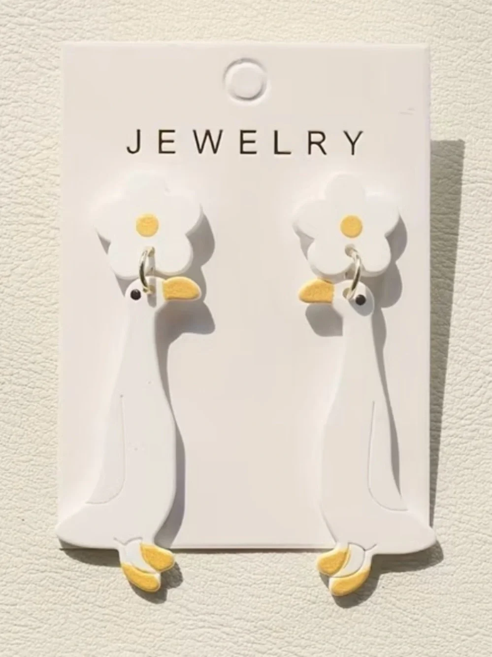 Duck Drop Earrings - Jewelry